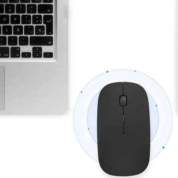 Alogy Mouse Bluetooth wireless computer mouse for laptop tablet Black