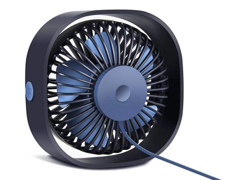 Alogy Natural wind 24 portable fan USB desk fan Navy blue