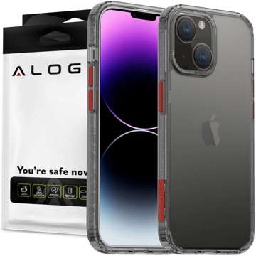 Alogy Protective Case Protective Cover for Apple iPhone 14 Plus Black and transparent