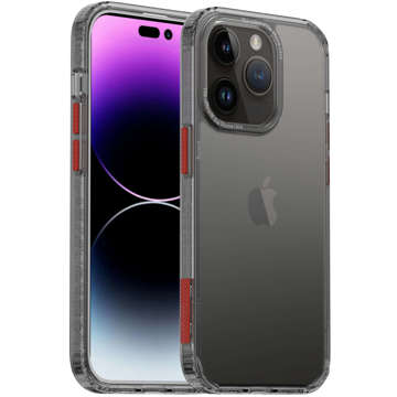 Alogy Protective Case Protective Cover for Apple iPhone 14 Pro Max Black and Clear Glass