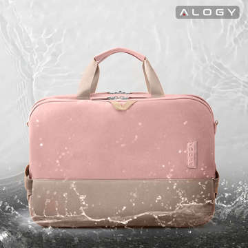 Alogy Protective Travel Bag Sleeve Case for Laptop, MacBook Air Pro up to 15.6" Outdoor Traveler pink