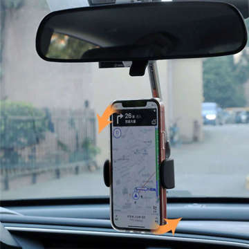 Alogy Rearview Mirror Car Phone Holder Black