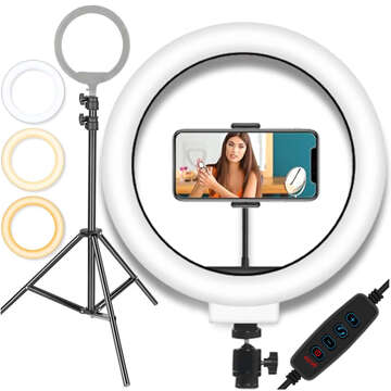 Alogy Ring A33 photographic ring lamp for makeup photos tripod