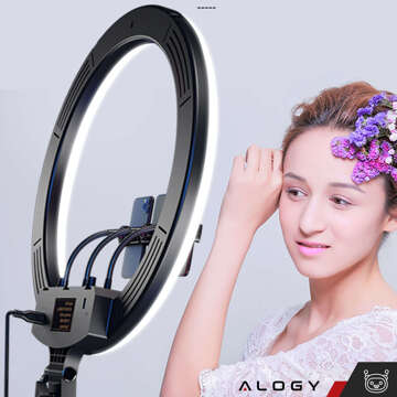 Alogy Ring M45 cosmetic lamp for make-up photos tripod