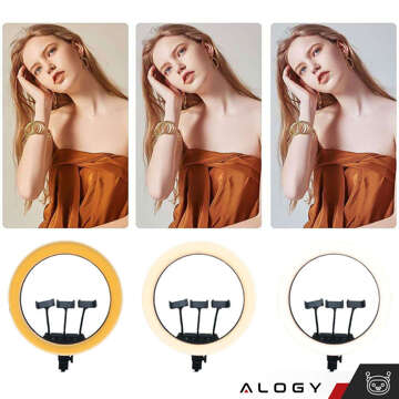 Alogy Ring M45 cosmetic lamp for make-up photos tripod