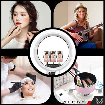 Alogy Ring M45 cosmetic lamp for make-up photos tripod