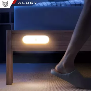 Alogy Sensor Lamp Night Light with Motion Sensor 14cm Magnetic Desk Cabinet Lamp White