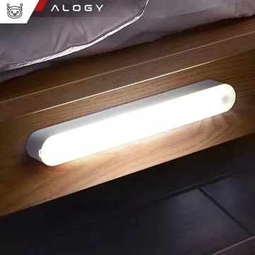 Alogy Sensor Lamp Night Light with Motion Sensor 26cm Magnetic Desk Cabinet Lamp White