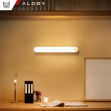 Alogy Sensor Lamp Night Light with Motion Sensor 26cm Magnetic Desk Cabinet Lamp White