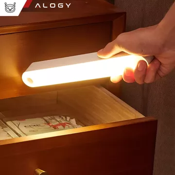 Alogy Sensor Lamp Night Light with Motion Sensor 26cm Magnetic Desk Cabinet Lamp White