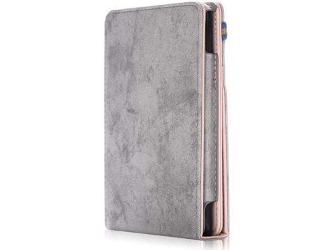 Alogy Slim Leather Case for Kindle Paperwhite 4 2018/2019 Gray Foil