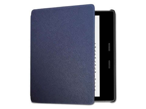 Alogy Slim Leather Smart Case for Kindle Oasis 2/3 Navy Blue