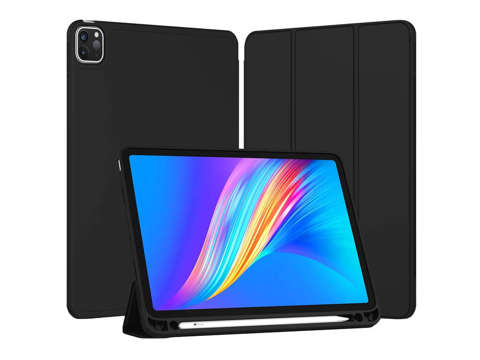 Alogy Smart Case Pencil Flip Cover for iPad Pro 11 2021 Black Glass