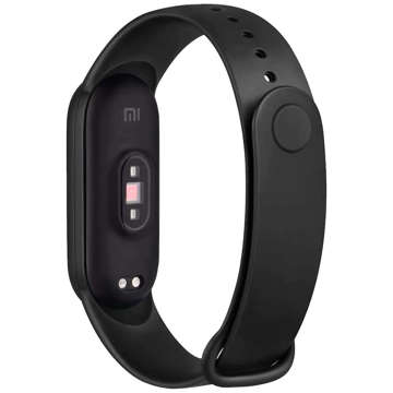 Alogy Soft Band silicone strap for Xiaomi Mi Band 5 / 6 / 6 NFC / 7 Black