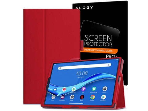 Alogy Stand Cover for Lenovo M10 Gen.2 TB-X306 Red Glass