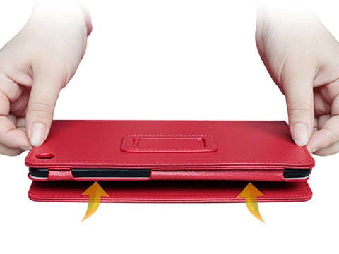 Alogy Stand Cover for Lenovo M10 Gen.2 TB-X306 Red Glass