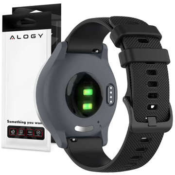 Alogy Strap universal strap with buckle for smartwatch watch 18mm black