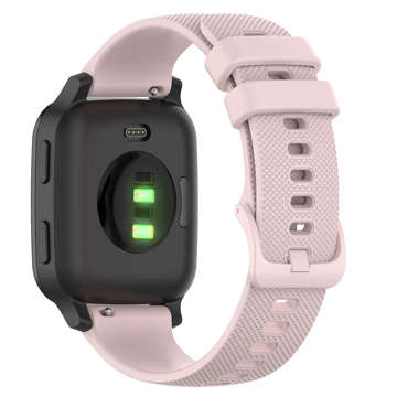 Alogy Strap universal strap with buckle for smartwatch watch 18mm pink