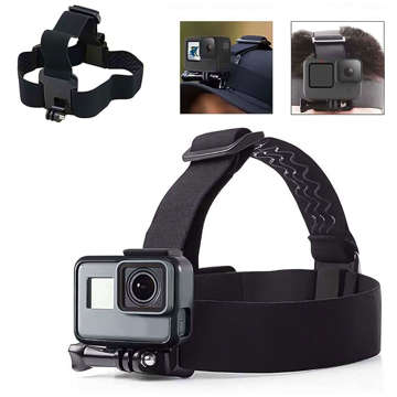 Alogy Techsuit Head Strap for GoPro Action Camera Black