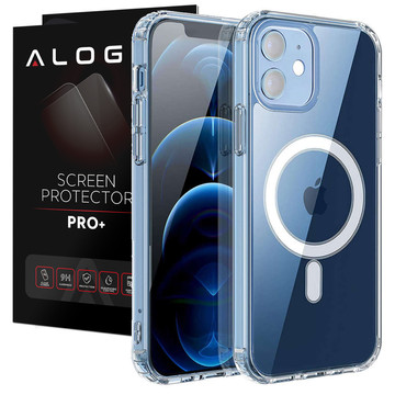 Alogy Ultra Slim Mag Case for iPhone 12 Mini Qi Chargers Clear Glass
