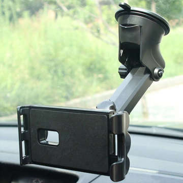 Alogy Universal Car Holder for Windshield, Dashboard for Phone, Tablet 11" Black Car Charger