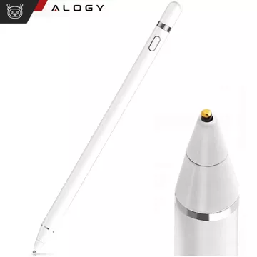 Alogy active capacitive stylus for tablet phone screen White