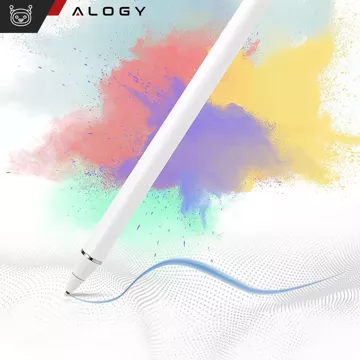 Alogy active capacitive stylus for tablet phone screen White