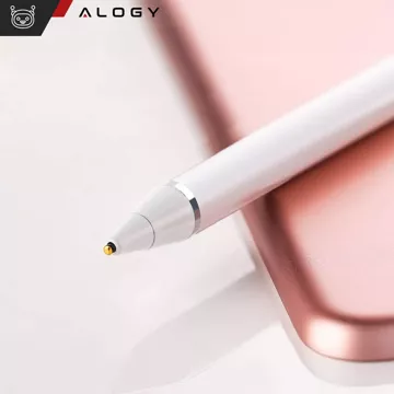 Alogy active capacitive stylus for tablet phone screen White