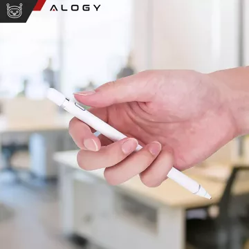 Alogy active capacitive stylus for tablet phone screen White