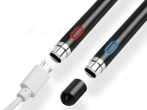 Alogy active capacitive stylus for tablet screen Black