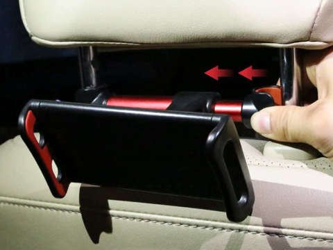 Alogy car headrest holder for phone tablet Red