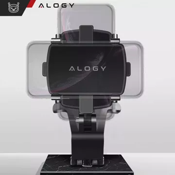 Alogy car holder for a phone up to 7.2 inches for a mirror cockpit black