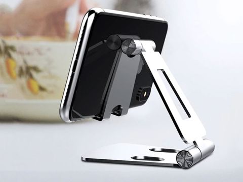 Alogy desk mount phone stand 7" stand Silver