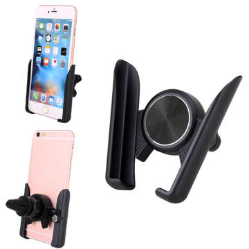 Alogy gravitational phone holder for grille, 4.5"-6.2" boards Black