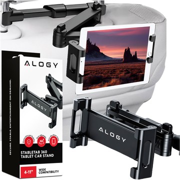 Alogy headrest car holder for phone/tablet Black