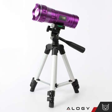 Alogy light tripod with remote control and bag smartphone holder, phone, camera 105cm 4in1