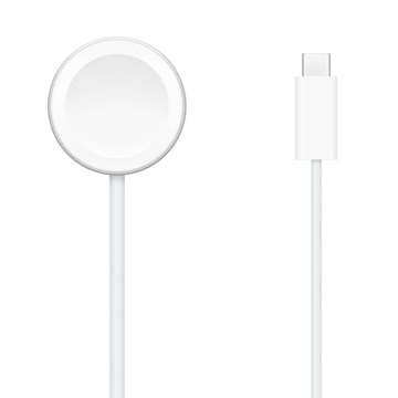 Alogy magnetic QI inductive charger cable for Apple Watch USB-C type C 100cm 1M White