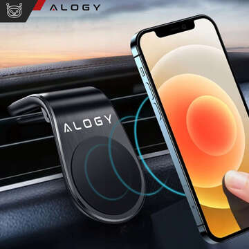 Alogy magnetic grille car holder black