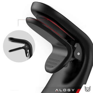 Alogy magnetic grille car holder black