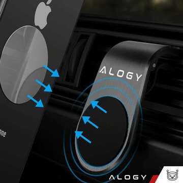 Alogy magnetic grille car holder black