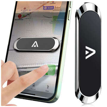 Alogy magnetic self-adhesive car holder Black