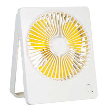 Alogy noiseless fan Mini Folding desk fan adjustable White