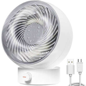 Alogy portable fan desk fan USB White