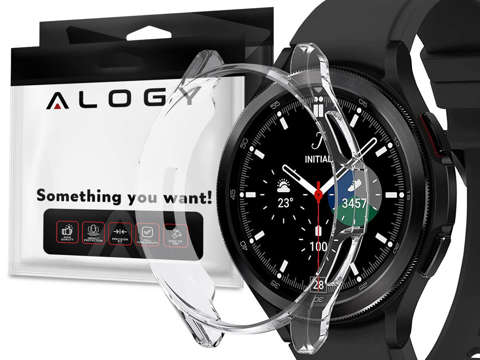 Alogy silicone case for Samsung Galaxy Watch 4 Classic 42mm Transparent