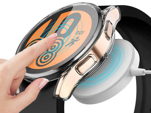 Alogy silicone case for Samsung Galaxy Watch 4 Classic 42mm Transparent