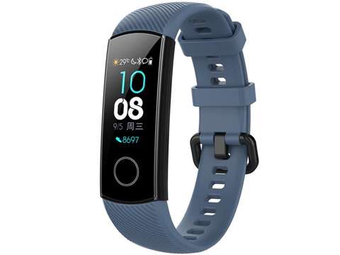 Alogy soft rubber strap for Honor Band 4/5 Graphite