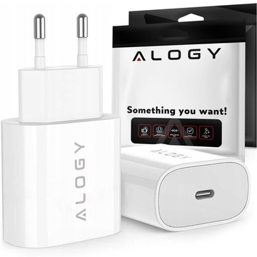 Alogy wall charger fast USB-C Type C PD 20W White