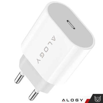 Alogy wall charger fast USB-C Type C PD 20W White