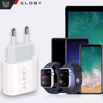 Alogy wall charger fast USB-C Type C PD 20W White