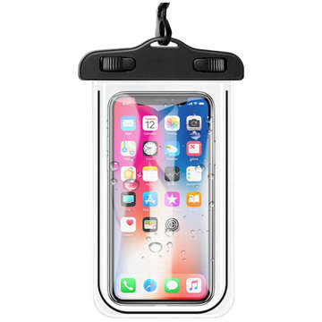 Alogy waterproof case universal IPX8 waterproof up to 6.5" Black